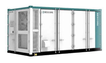 Containerized liquid-cooled battery compartment, product image
