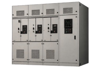 Substation switchgear line-up, product photograph